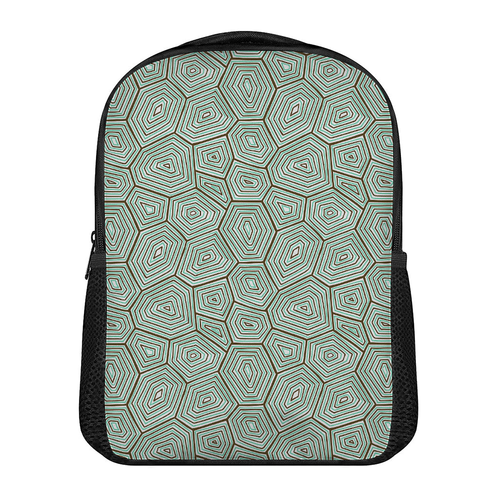 Turtle Shell Pattern Print Casual Backpack