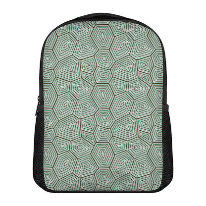 Turtle Shell Pattern Print Casual Backpack