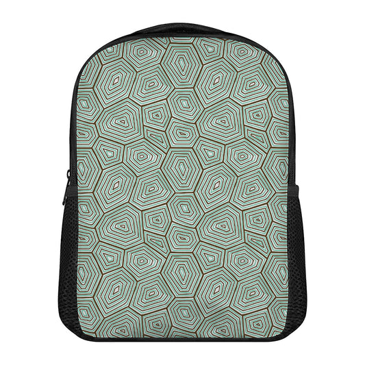 Turtle Shell Pattern Print Casual Backpack