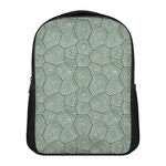 Turtle Shell Pattern Print Casual Backpack