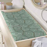 Turtle Shell Pattern Print Changing Pad Cover