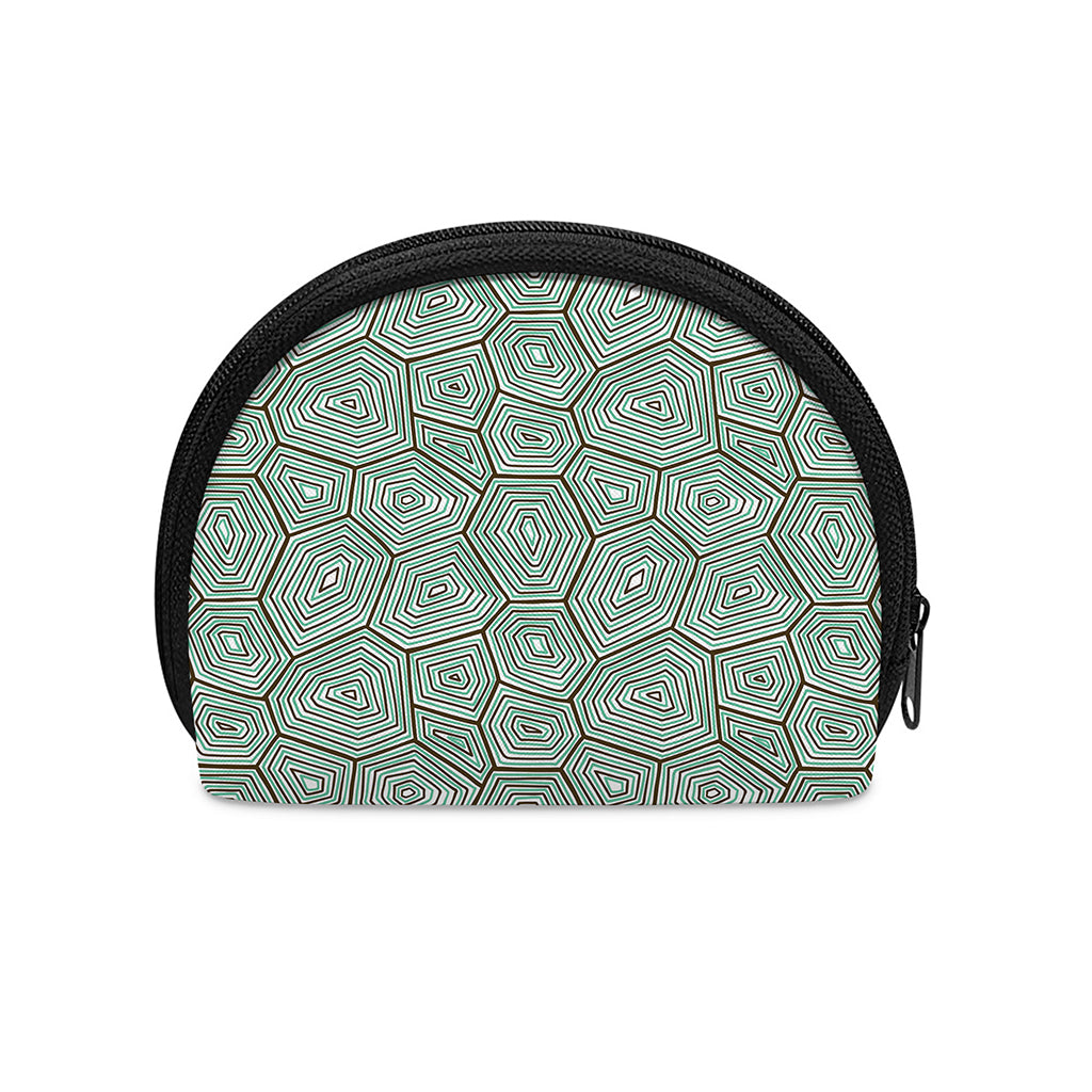 Turtle Shell Pattern Print Coin Purse