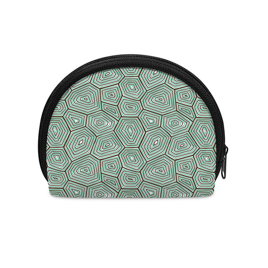Turtle Shell Pattern Print Coin Purse