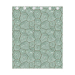 Turtle Shell Pattern Print Curtain