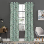 Turtle Shell Pattern Print Curtain