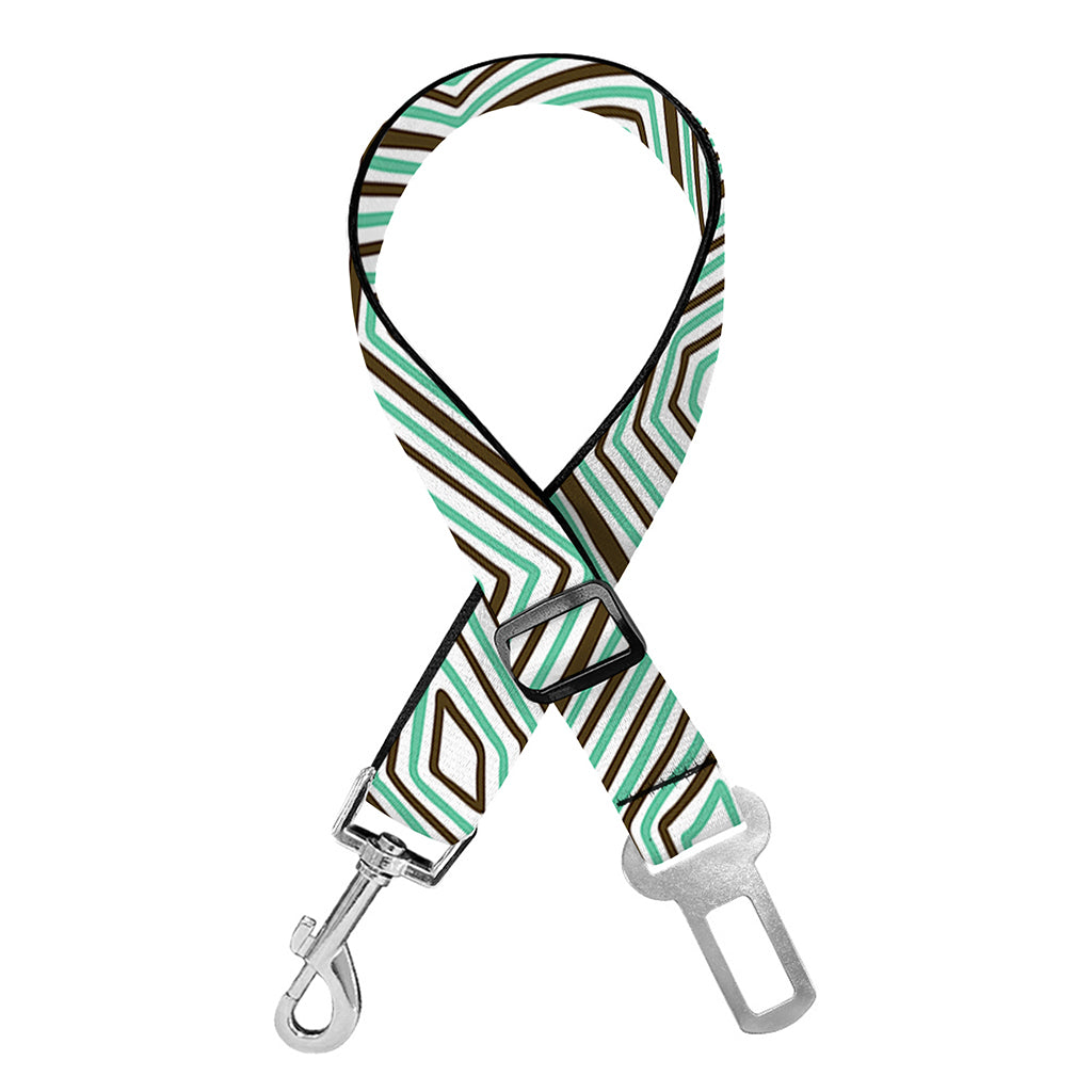 Turtle Shell Pattern Print Dog Seat Belt