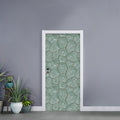 Turtle Shell Pattern Print Door Sticker