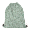 Turtle Shell Pattern Print Drawstring Bag