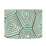 Turtle Shell Pattern Print Drum Lamp Shade