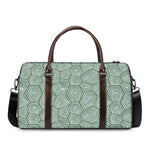 Turtle Shell Pattern Print Duffle Bag