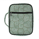 Turtle Shell Pattern Print Front Pocket Bible Bag