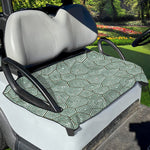 Turtle Shell Pattern Print Golf Cart Seat Cover