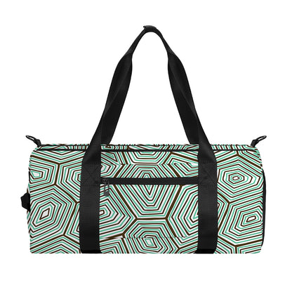 Turtle Shell Pattern Print Gym Bag
