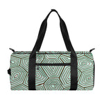 Turtle Shell Pattern Print Gym Bag