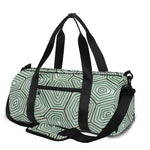 Turtle Shell Pattern Print Gym Bag