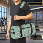Turtle Shell Pattern Print Gym Bag