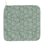 Turtle Shell Pattern Print Hand Towel