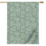 Turtle Shell Pattern Print House Flag