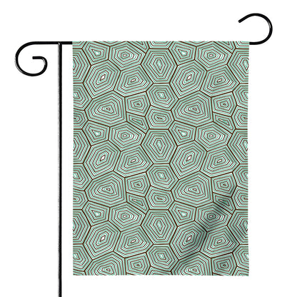 Turtle Shell Pattern Print House Flag