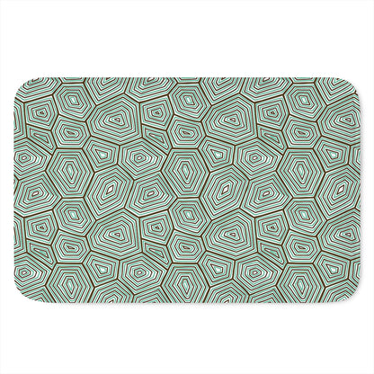 Turtle Shell Pattern Print Indoor Door Mat