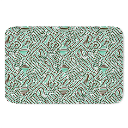 Turtle Shell Pattern Print Indoor Door Mat