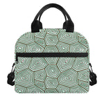 Turtle Shell Pattern Print Insulated Lunch Bag