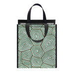 Turtle Shell Pattern Print Insulated Lunch Tote