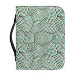 Turtle Shell Pattern Print Leather Bible Cover