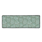 Turtle Shell Pattern Print Long Kitchen Mat