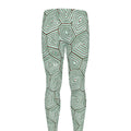 Turtle Shell Pattern Print Men's Leggings