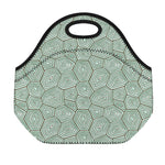 Turtle Shell Pattern Print Neoprene Lunch Bag