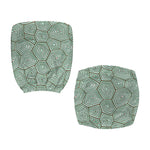 Turtle Shell Pattern Print Office Chair Cover