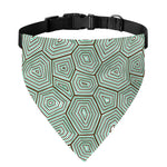 Turtle Shell Pattern Print Over The Collar Dog Bandana