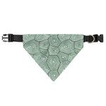 Turtle Shell Pattern Print Over The Collar Dog Bandana