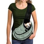 Turtle Shell Pattern Print Pet Sling Carrier