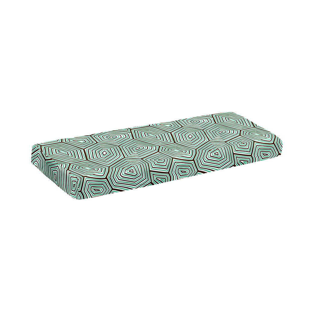 Turtle Shell Pattern Print Piano Keyboard Cover