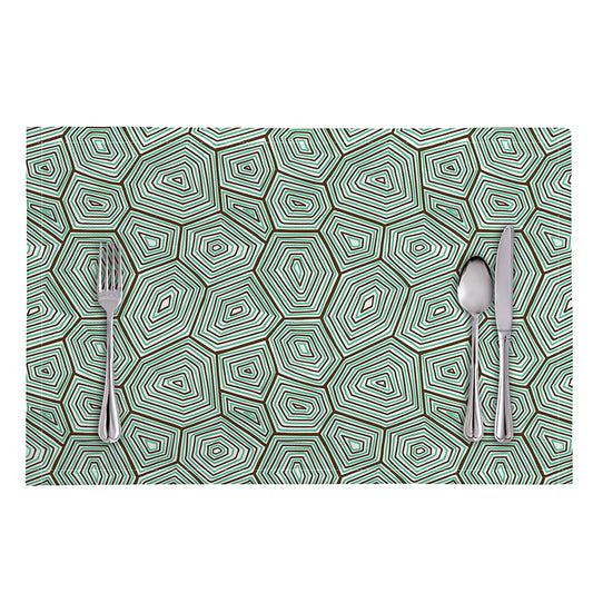 Turtle Shell Pattern Print Placemat