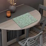 Turtle Shell Pattern Print Placemat