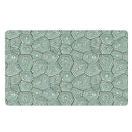 Turtle Shell Pattern Print Polyester Doormat
