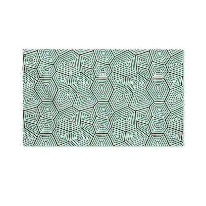 Turtle Shell Pattern Print Polyester Flag