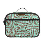 Turtle Shell Pattern Print Portable Lunch Bag