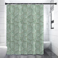 Turtle Shell Pattern Print Premium Shower Curtain