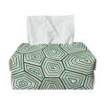 Turtle Shell Pattern Print Rectangle Tissue Box Cover