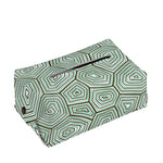 Turtle Shell Pattern Print Rectangle Tissue Box Cover