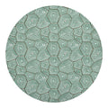 Turtle Shell Pattern Print Round Blanket