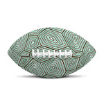 Turtle Shell Pattern Print Rugby Ball