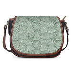 Turtle Shell Pattern Print Saddle Bag