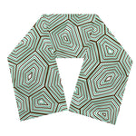 Turtle Shell Pattern Print Scarf