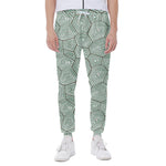 Turtle Shell Pattern Print Scuba Joggers