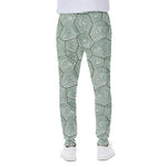 Turtle Shell Pattern Print Scuba Joggers